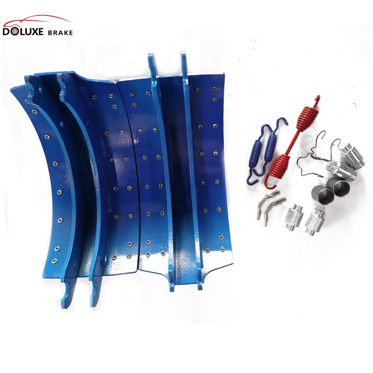 Factory Wholesale Heavy Duty Truck Bus 4707 Brake Shoes with Kits