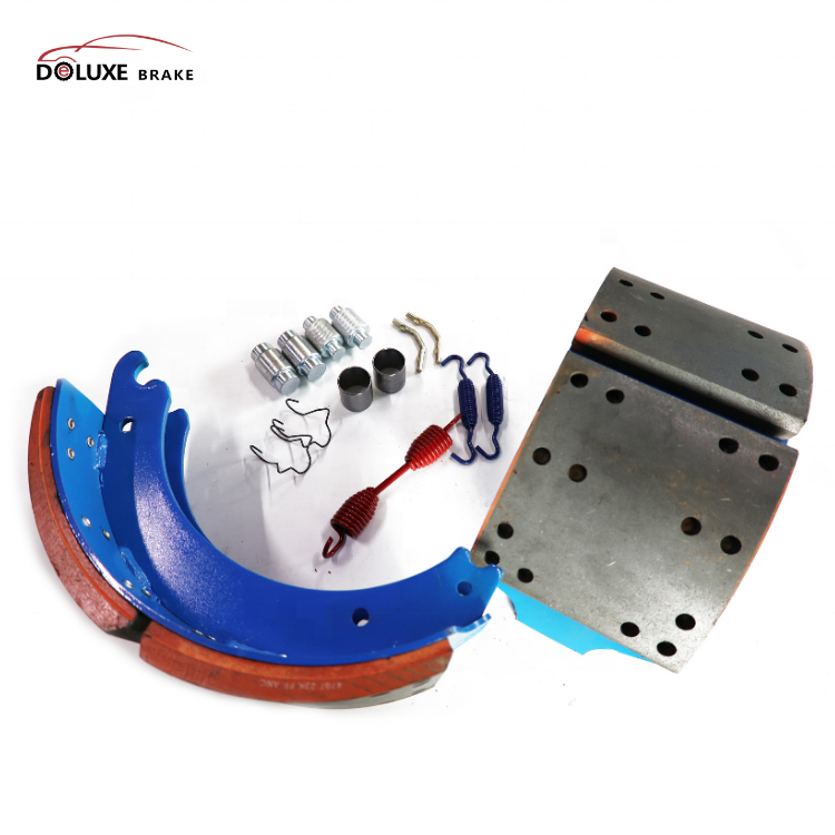 Factory Wholesale Heavy Duty Truck Bus 4707 Brake Shoes with Kits