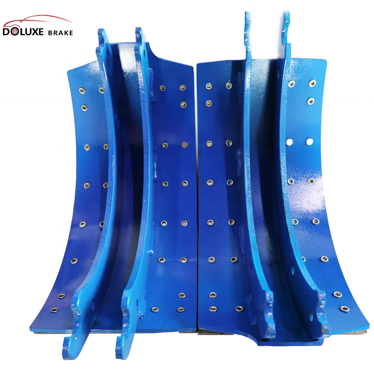 Factory Wholesale Heavy Duty Truck Bus 4707 Brake Shoes with Kits