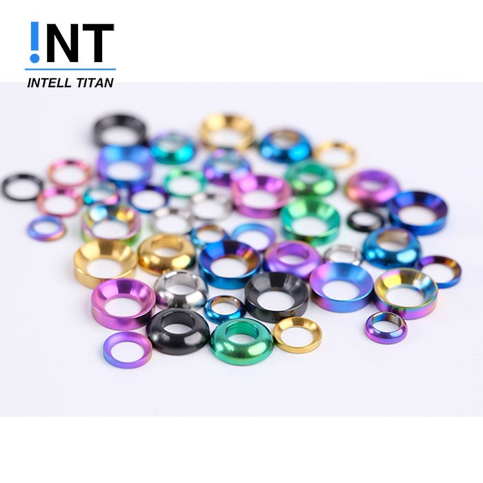 HOT SALE GR5 Titanium Alloy M6 Brake Caliper BB5/BB7 Adjustment Washer Set for Bike