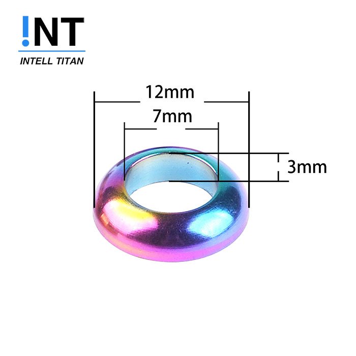 HOT SALE GR5 Titanium Alloy M6 Brake Caliper BB5/BB7 Adjustment Washer Set for Bike
