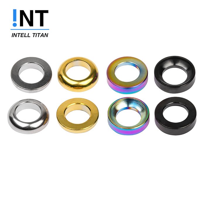 HOT SALE GR5 Titanium Alloy M6 Brake Caliper BB5/BB7 Adjustment Washer Set for Bike