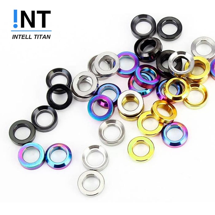 HOT SALE GR5 Titanium Alloy M6 Brake Caliper BB5/BB7 Adjustment Washer Set for Bike