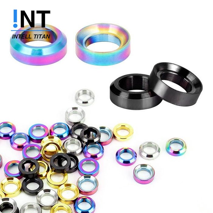 HOT SALE GR5 Titanium Alloy M6 Brake Caliper BB5/BB7 Adjustment Washer Set for Bike