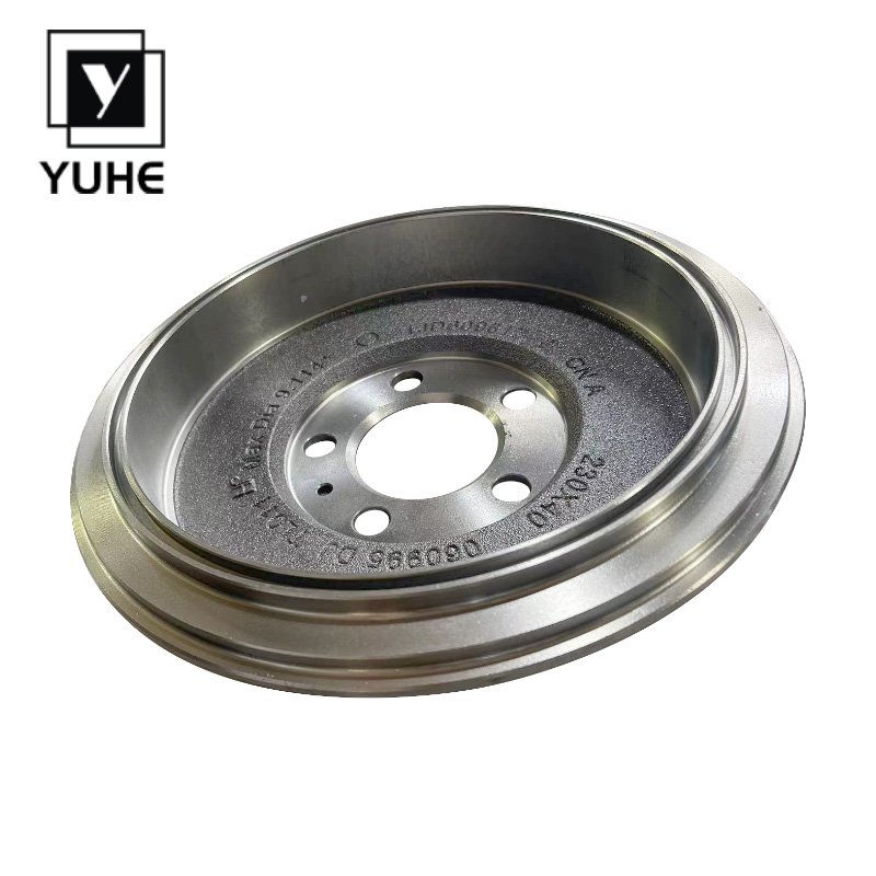High Performance Car Parts Brake Drumroto Relectrophoresis Coating 1J0609617B for Skoda VOLKSWAGEN Hot Sell Shoe Drum
