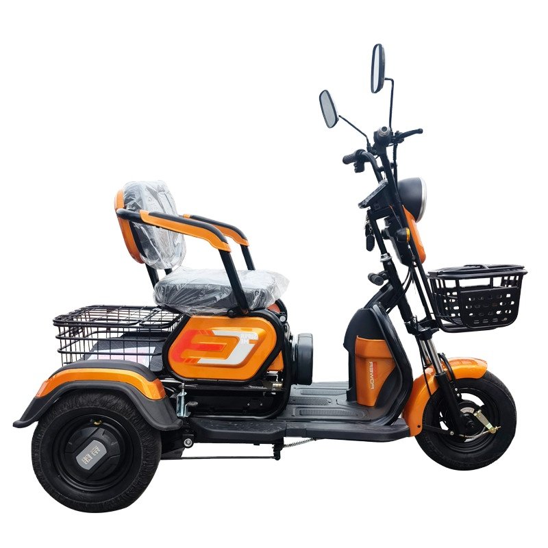 2024 Long Range 3 Passenger Tricycle E Scooter 3 Wheel Electric Bike 1000w