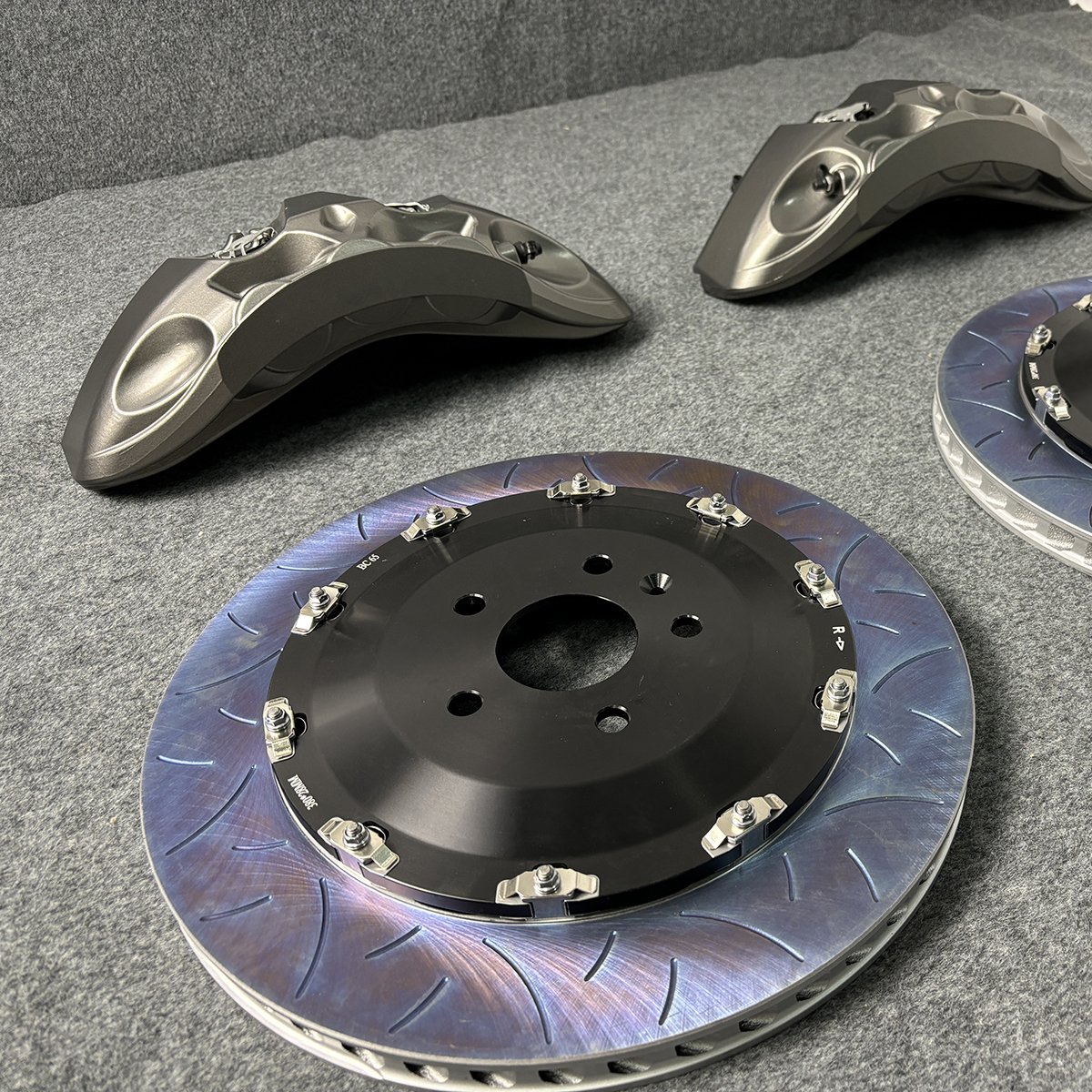 Competition-level Multi-piston Disc Brake Caliper 9N 6 Piston Brake Calipers, OEM Brake Caliper Replacement for GT Sports Car
