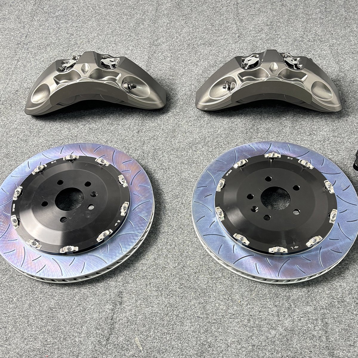 Competition-level Multi-piston Disc Brake Caliper 9N 6 Piston Brake Calipers, OEM Brake Caliper Replacement for GT Sports Car