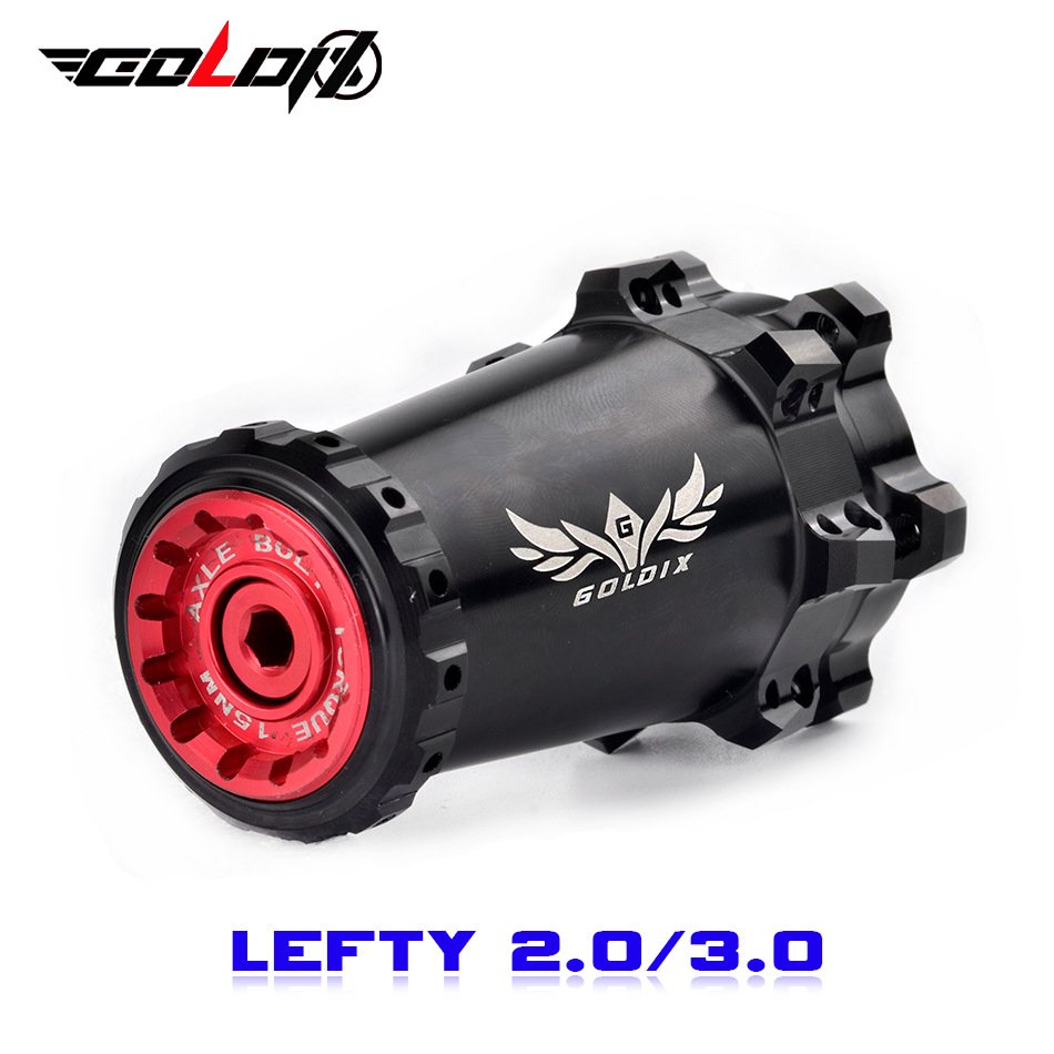 GOLDIX Lefty Hub MTB XC/AM Straight Pull Bolt Disc Brake Left-handed Special Wheel Hub Bicycle Accessories