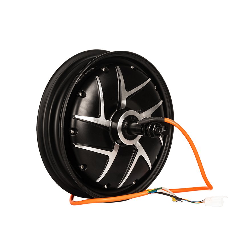10inch 48v/60v 1200w Drum Brake BLDC Electric Hub Motor for Two Wheeler