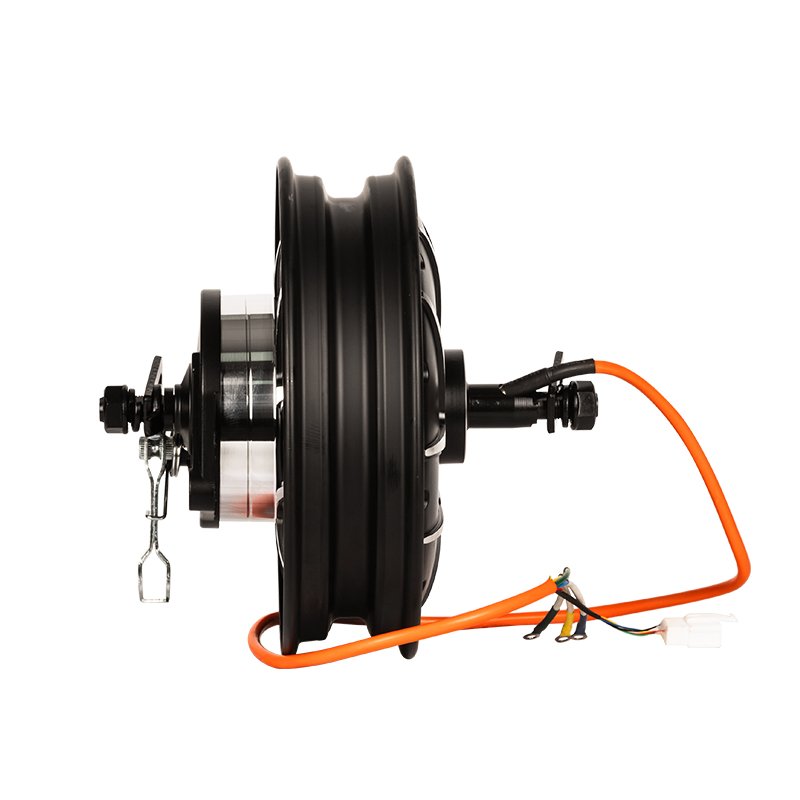 10inch 48v/60v 1200w Drum Brake BLDC Electric Hub Motor for Two Wheeler