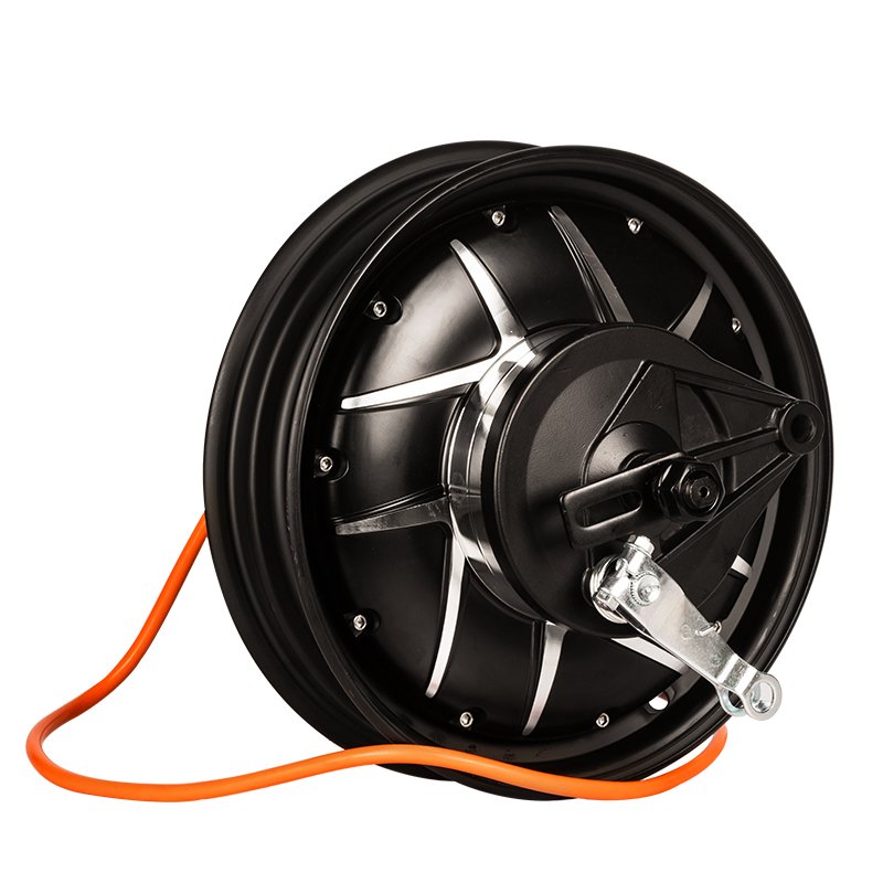 10inch 48v/60v 1200w Drum Brake BLDC Electric Hub Motor for Two Wheeler