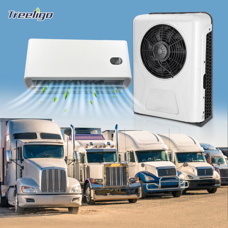 24 Volt Dc Van Cabin Rv Accessories Bus Car Parking Electric Split Air Conditioners Refrigerator Semi Trucks 12v Air Conditioner