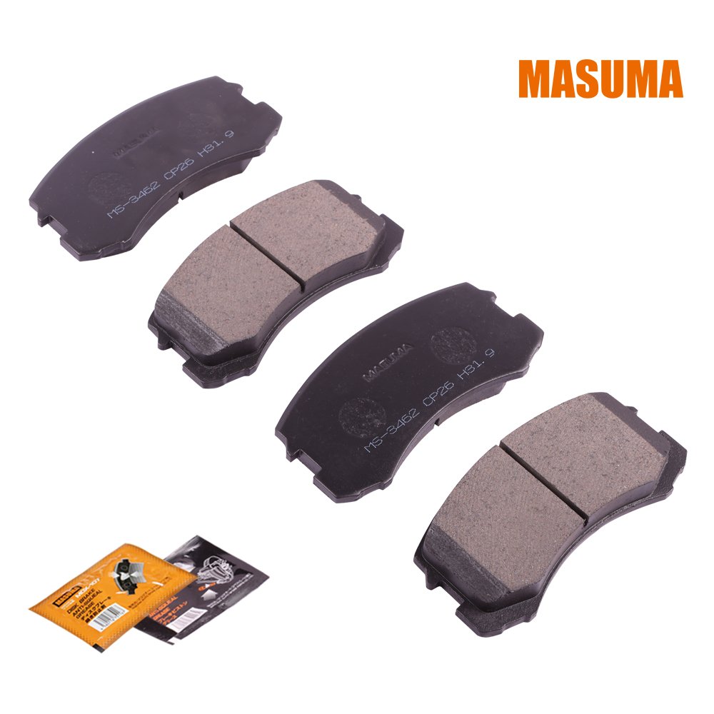 MS-3462 MASUMA Front and Rear Brake Pads Set AY040-MT014 MN116604 MN116764 for MITSUBISHI COLT PLUS Z27A