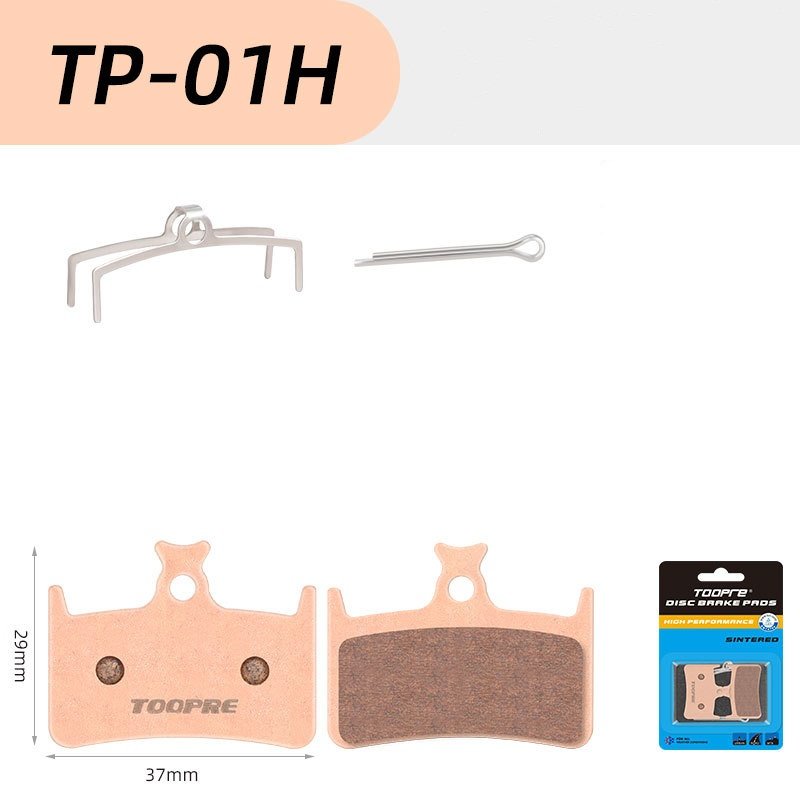 High Quality TOOPRE Bicycle Metal Sintered Brake Pads Mountain Bike Road Bike Electric Scooter Disc Brake Brake Pad