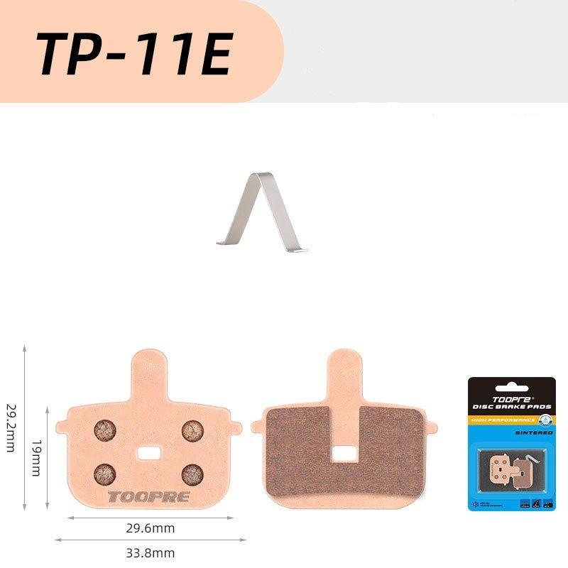 High Quality TOOPRE Bicycle Metal Sintered Brake Pads Mountain Bike Road Bike Electric Scooter Disc Brake Brake Pad