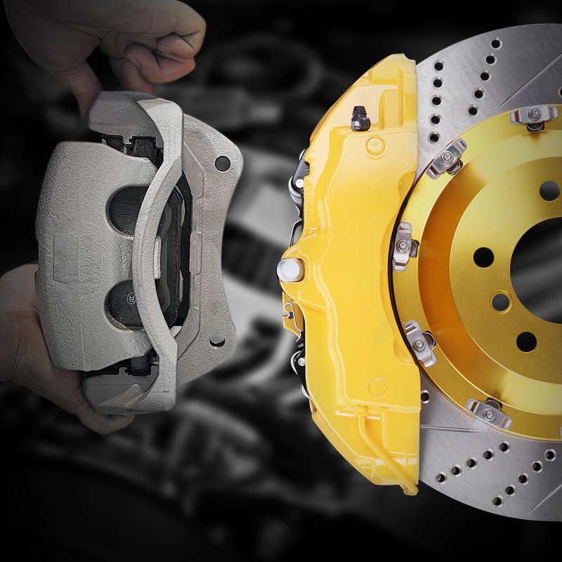 High Performance Brake Kit 6 Pots 18Z Brake Caliper with 355/380MM Disk Rotor for Infiniti QX50 QX60 QX70 QX80 QX56 Q60 Q70 Q60