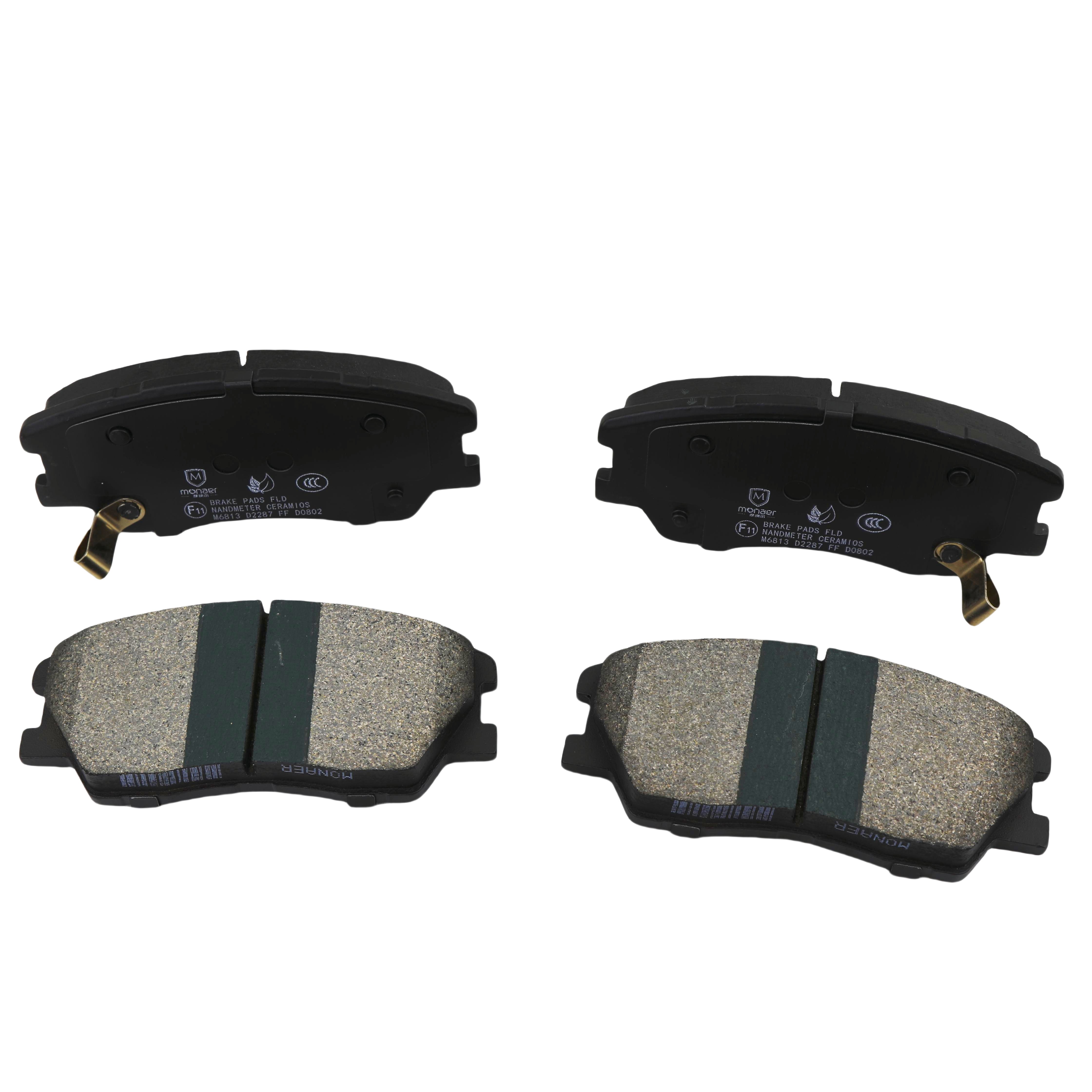 Monaer Brake Pads D2386 Ceramic Front Disc Brake Pad for Kia