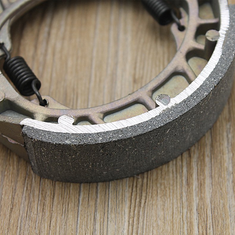 Electric Vehicle CG125 Drum Brake Block Sedan Drum Brake Shoe Block Electric Motorcycle Aluminum Smooth Universal Brake Pad