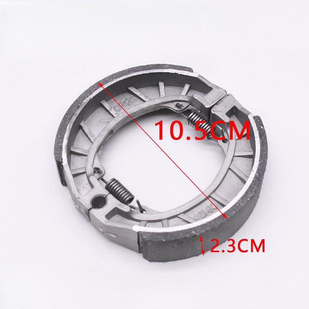 Electric Vehicle CG125 Drum Brake Block Sedan Drum Brake Shoe Block Electric Motorcycle Aluminum Smooth Universal Brake Pad