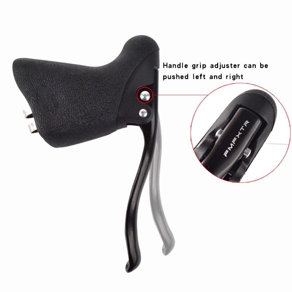 FMFXTR 2PCS Bicycle Brake Crank Sports Bike Handle Brake Lever Bicycle Brake Accessories Lightweight Road Bike Aluminum Alloy