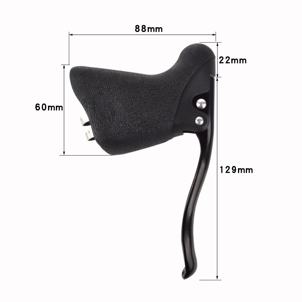 FMFXTR 2PCS Bicycle Brake Crank Sports Bike Handle Brake Lever Bicycle Brake Accessories Lightweight Road Bike Aluminum Alloy