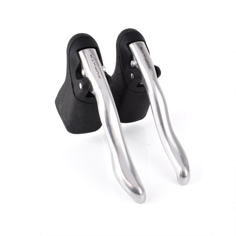 FMFXTR 2PCS Bicycle Brake Crank Sports Bike Handle Brake Lever Bicycle Brake Accessories Lightweight Road Bike Aluminum Alloy