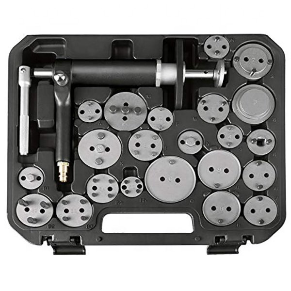 23pcs Automotive Car Pneumatic Brake Caliper Rewind Pump Tool Kit Brake Tools for Car