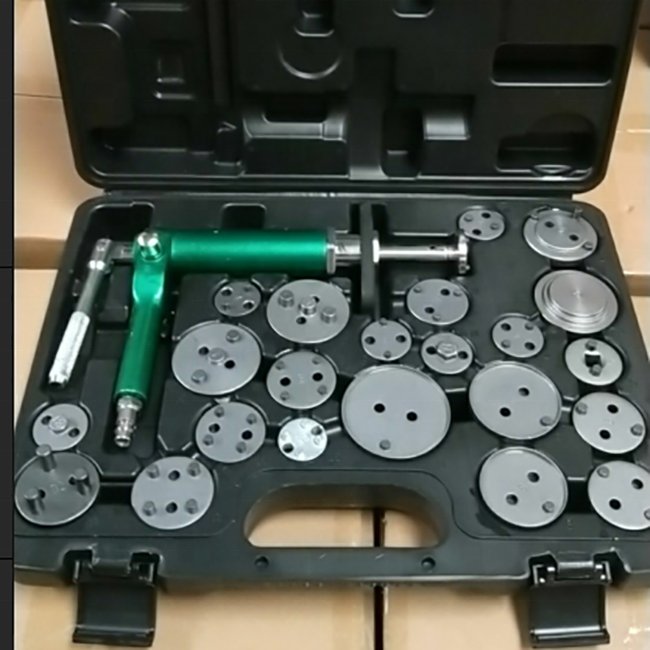 23pcs Automotive Car Pneumatic Brake Caliper Rewind Pump Tool Kit Brake Tools for Car