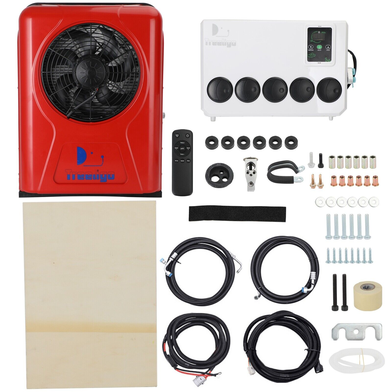 Electric A/C Unit Fits All Trucks Semi Truck 12V Automotive Air Conditioner