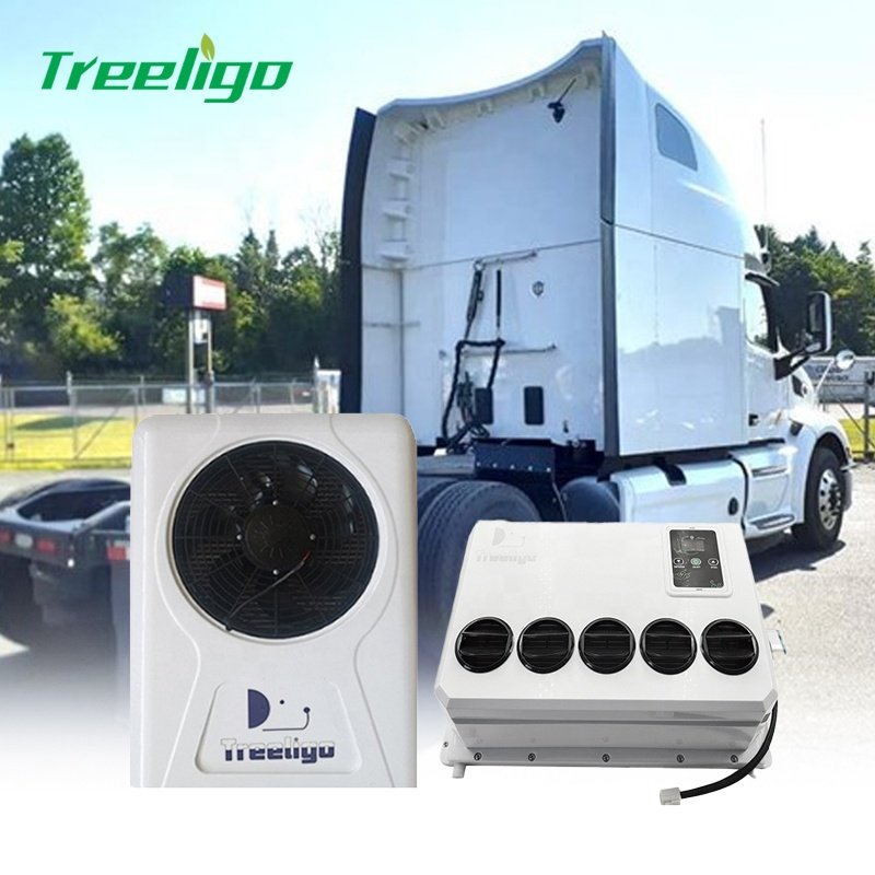Electric A/C Unit Fits All Trucks Semi Truck 12V Automotive Air Conditioner