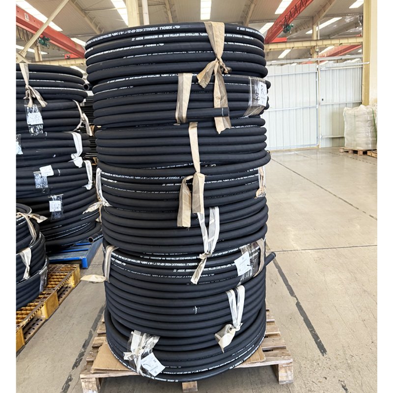 Factory Direct Sale Auto Parts Flexible High Pressure Rubber Hydraulic Hose 1 Buyer