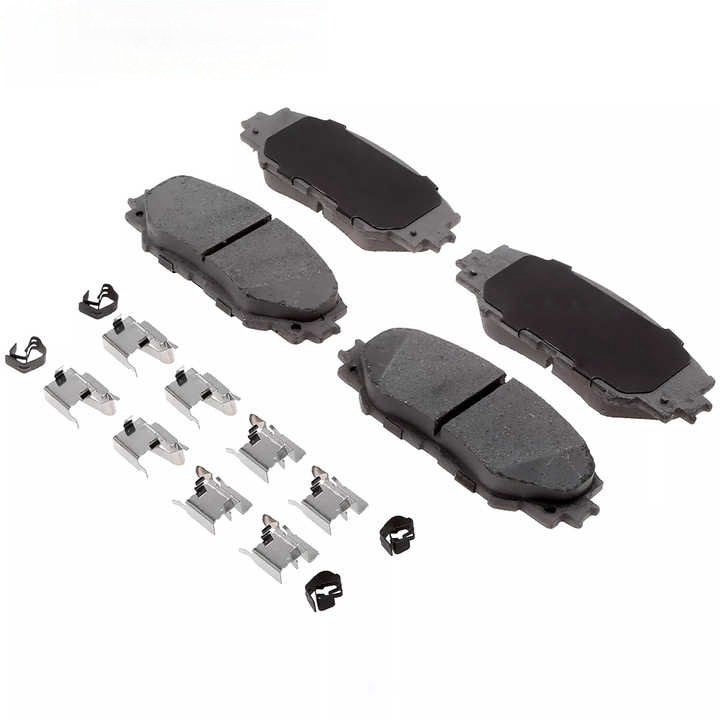 Wholesale New Condition Auto Front Wheel Brake Pads High Quality and Durable Nao Metal for Toyota Corolla Seat Skoda Cars