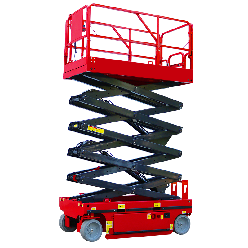Unw 227Kg Sizzor Lift Automatic Brake System New Condition Hydraulic Actuation Streetlight Maintenance Bridge Inspection Retail