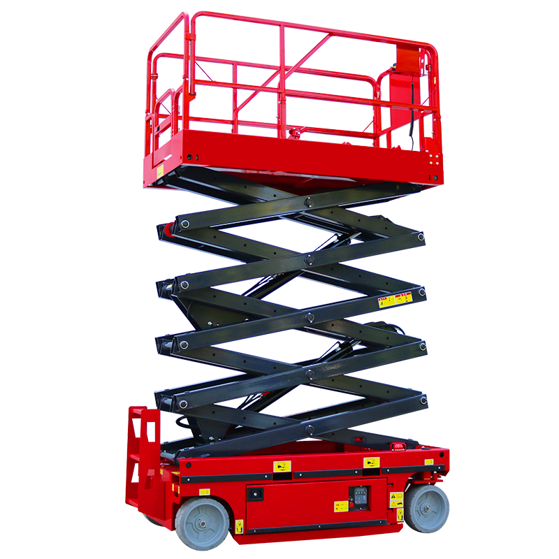 Unw 227Kg Sizzor Lift Automatic Brake System New Condition Hydraulic Actuation Streetlight Maintenance Bridge Inspection Retail