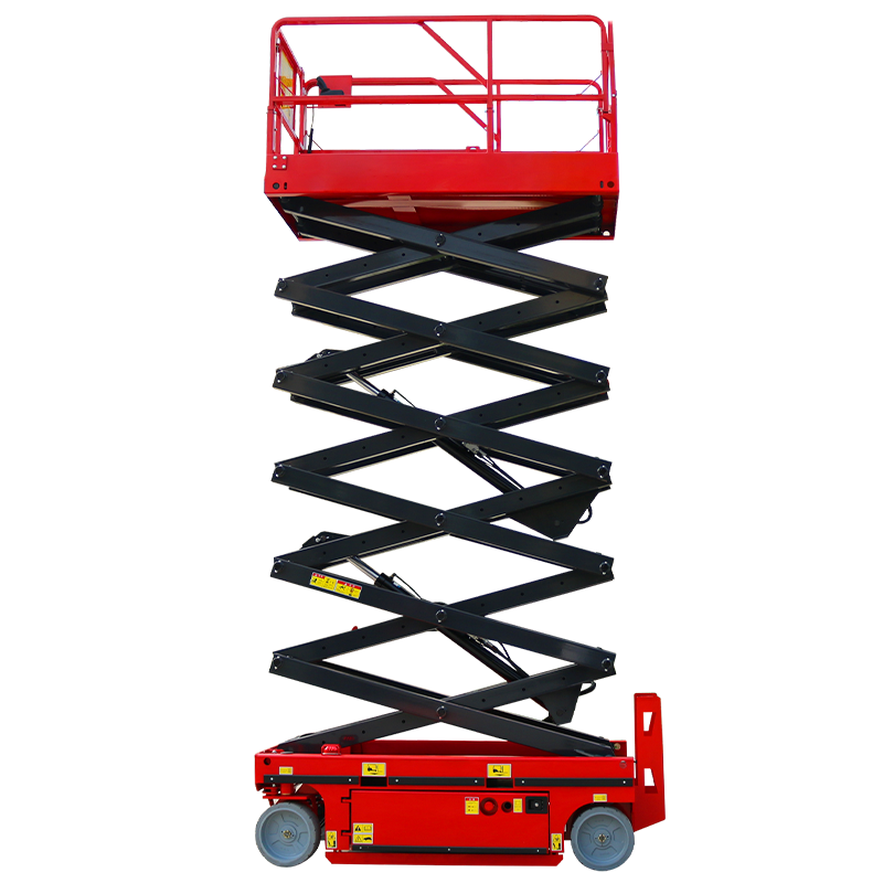 Unw 227Kg Sizzor Lift Automatic Brake System New Condition Hydraulic Actuation Streetlight Maintenance Bridge Inspection Retail