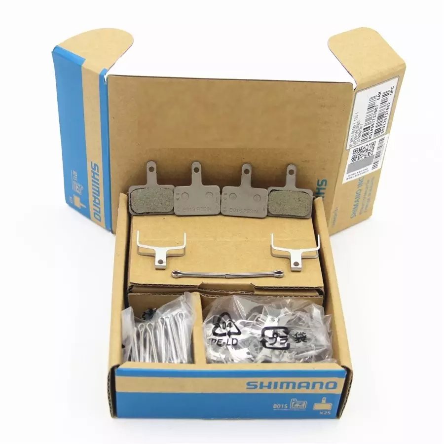 Original SHIMANO Boxed B01S B05S Bike Resin Brake Pad Bicycle Disc Brake Pads for Shimano MT200 Hydraulic Brake Parts