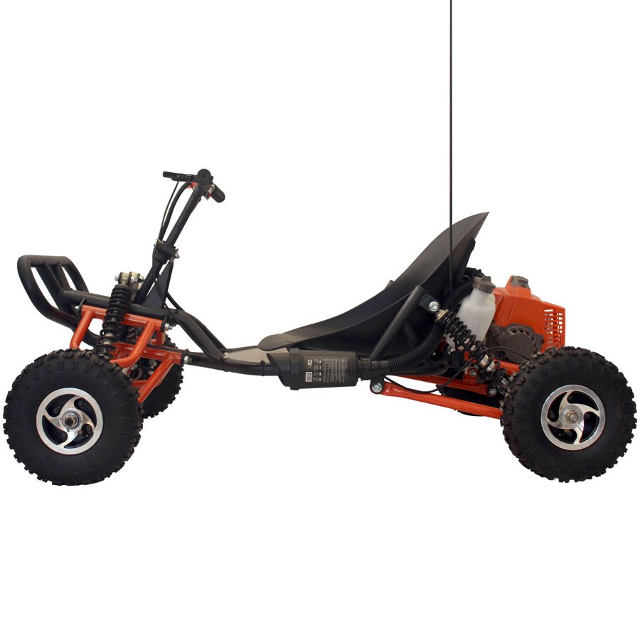 Full Wheels on Suspension Exciting Outdoor Off-road Drifting Go Kart with 49cc 2 Stroke Engine