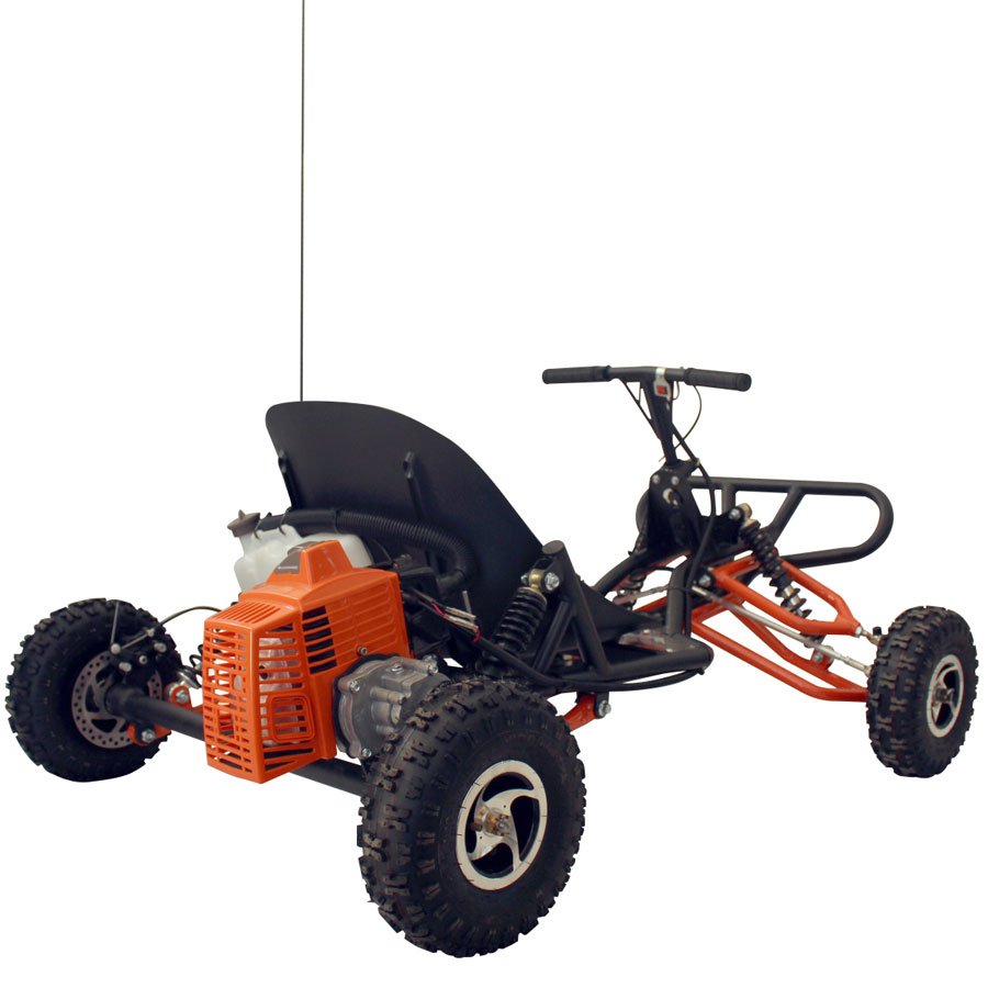 Full Wheels on Suspension Exciting Outdoor Off-road Drifting Go Kart with 49cc 2 Stroke Engine