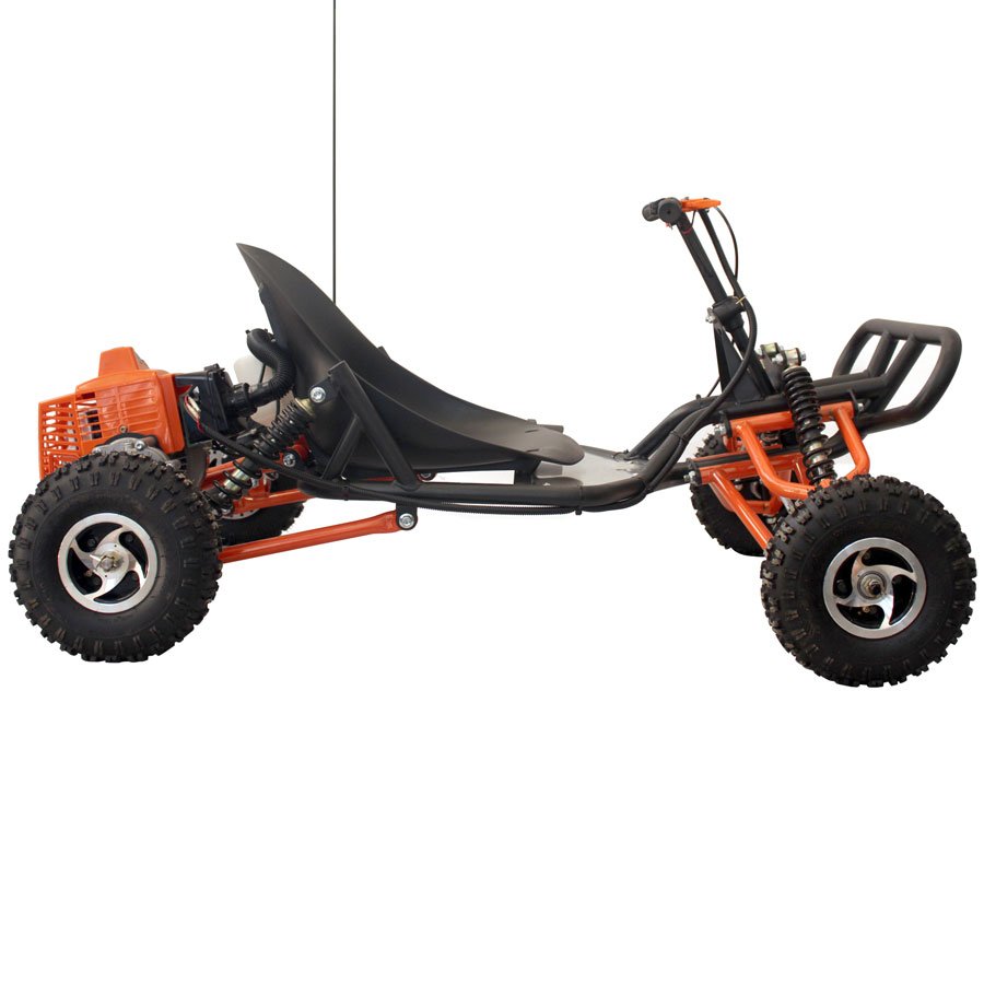 Full Wheels on Suspension Exciting Outdoor Off-road Drifting Go Kart with 49cc 2 Stroke Engine