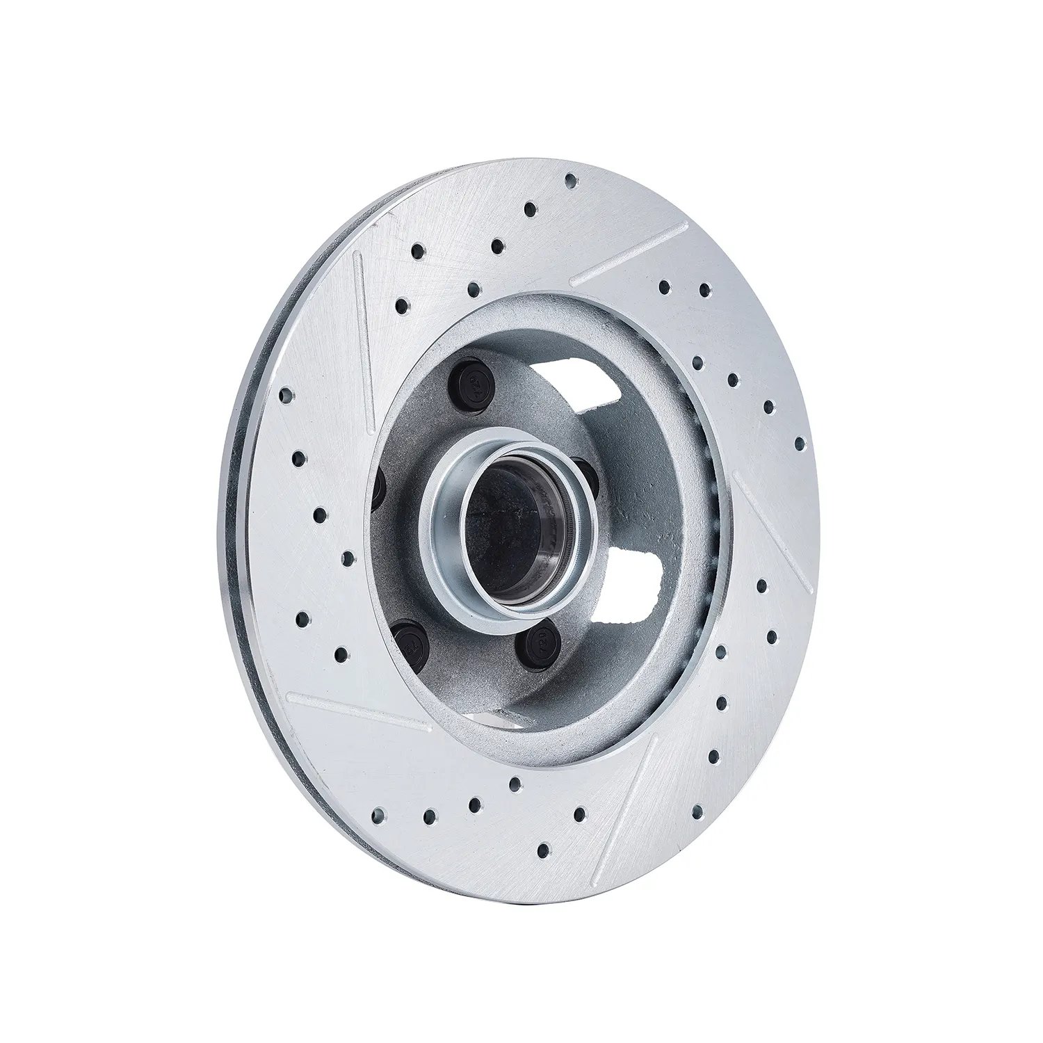Street Rod Front Disc Brake Rotor Drilled Slotted for 1964-1967 Ford Mustang Left and Right Pair 5406D