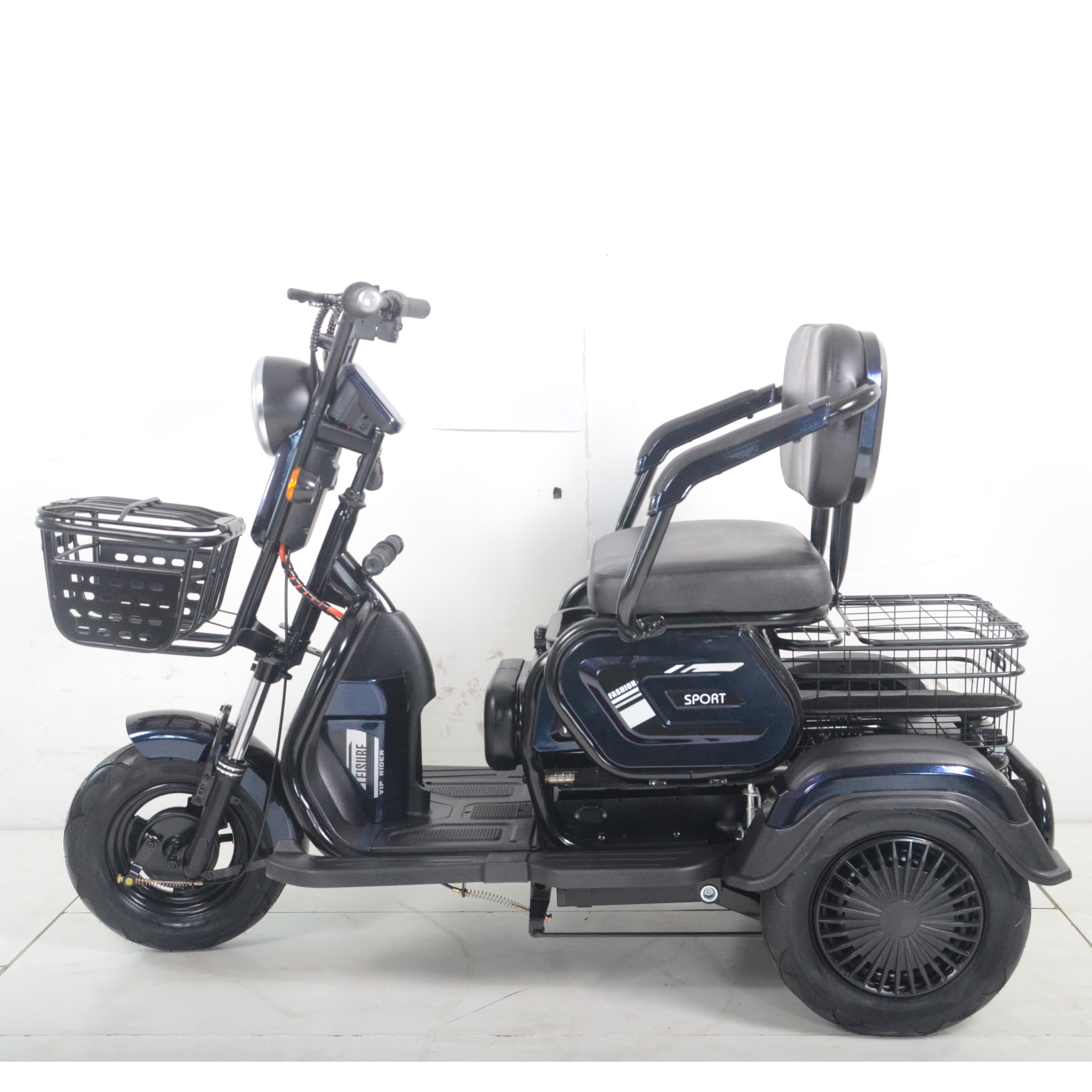 New Arrival Electric Tricycle 500W/750W/15OOW for Adults 3 Wheels Electric Tricycle Scooter E-Bike Factory Price 3 Wheeler