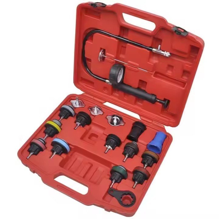 18pcs Vehicle Tools Cap Cooling System Coolant Radiator Pressure Tester