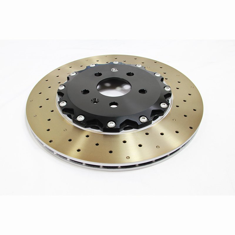 Custom Auto Car High Carbon 2 Piece Alloys Combination Brake Disc for 380mm*30mm Nissan Gtr Rear OE# 43206KJ10A
