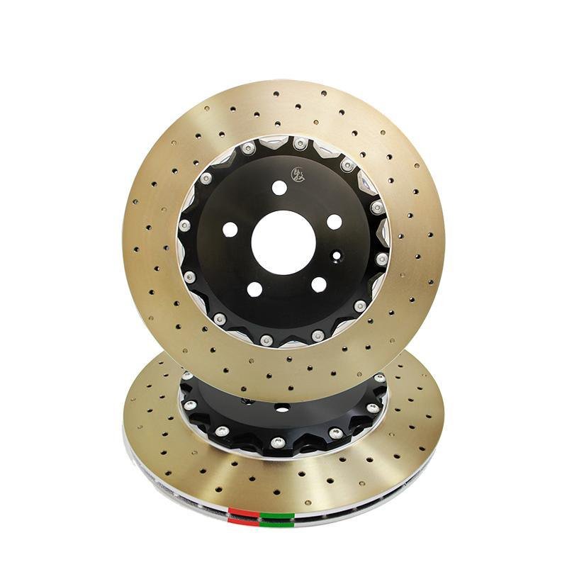 Custom Auto Car High Carbon 2 Piece Alloys Combination Brake Disc for 380mm*30mm Nissan Gtr Rear OE# 43206KJ10A