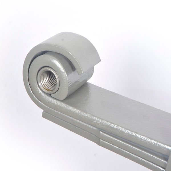 3500lbs Round Solid Camper Travel Trailer Parts Electric Brake Single Axle With Double Eyes Leaf Spring