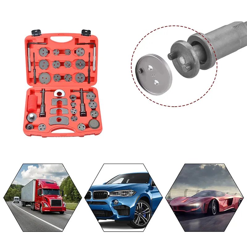 Hot Sales Universal Disc Brake Piston Spreader Tool Brake Disc Caliper Wind Back Tool Kit