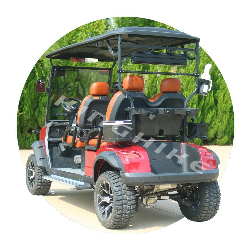 Club Car Electric Golf Car 2 4 6 8 Seats Metal Steel Plastic Golf Scooter off Road Golf Cart with Curtis Controller