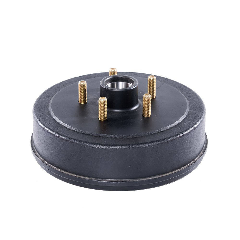 Australia Market Trailer Axle Parts 5 Bolts Trailer Brake Hub Drum for 1500kg Utility Trailer