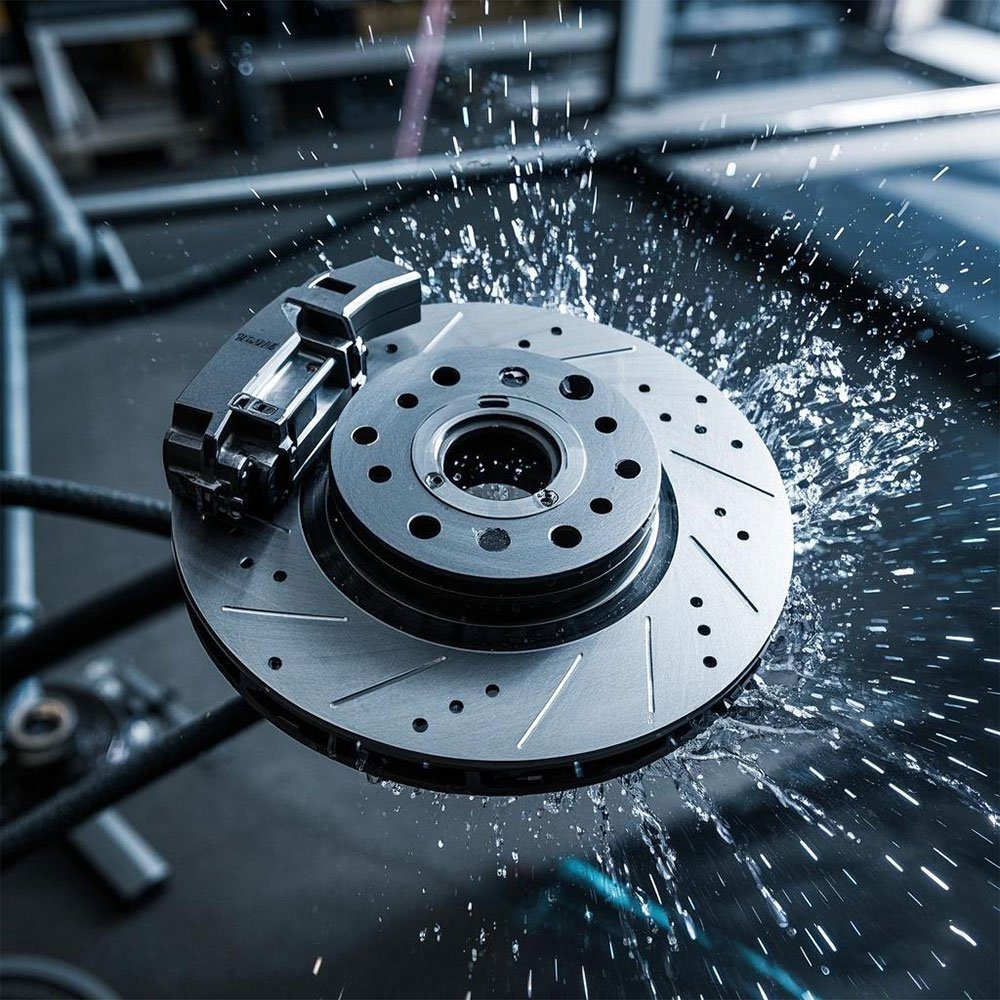 YOKER OE 1JD615301 Factory Wholesale High Quality Auto Braking Systems Front Brake Discs VW Spare Repair Brake Rotor